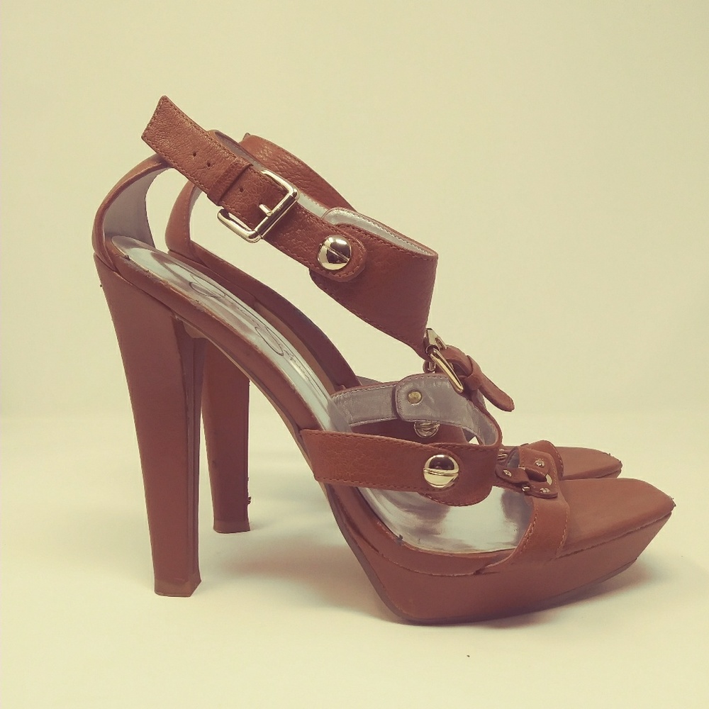 Dark Brown Jessica Simpson platform heels